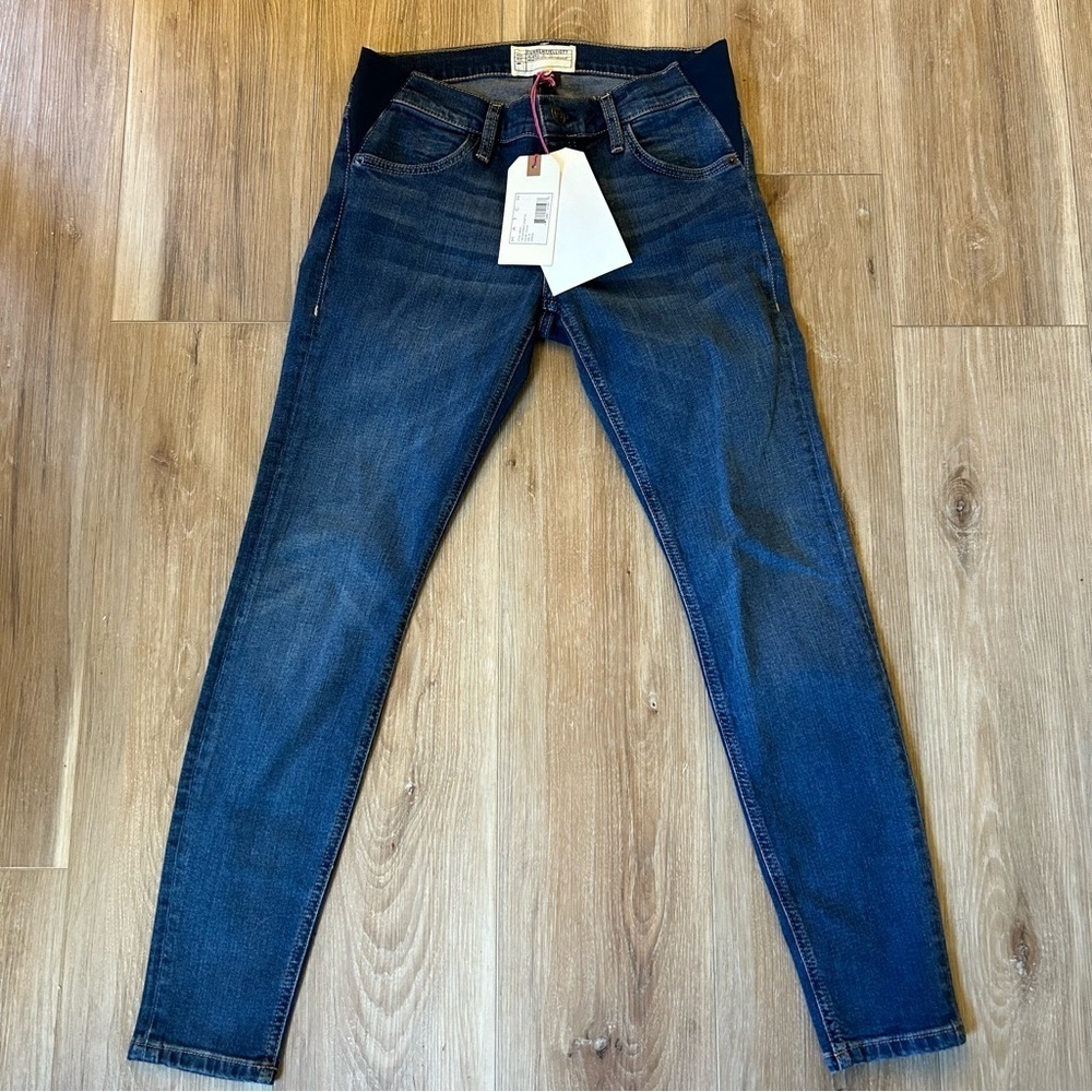 New Hatch x Current Elliot Skinny Dark Denim Jeans